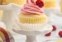 Zesty Lemon Raspberry Cupcakes