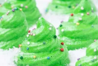Festive Meringue Christmas Trees