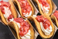 Strawberry Cheesecake Taco Delights