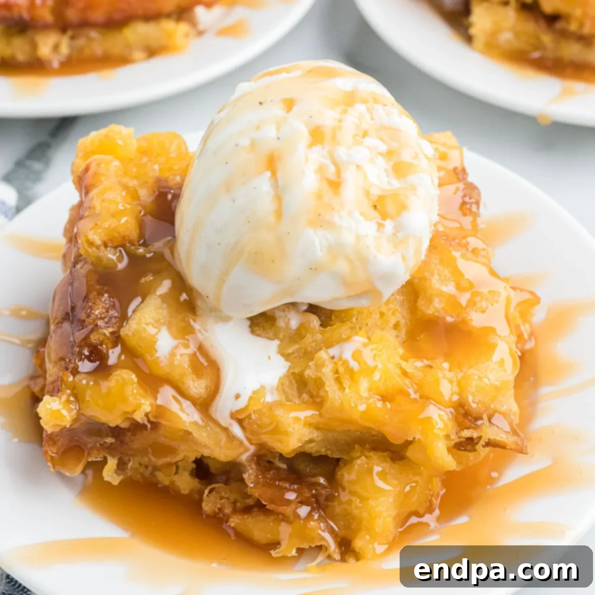 Tropical Pineapple Bread Pudding 1 featured 60656