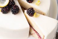 Luscious Lemon Blackberry Cake