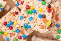 M&M Rice Krispie Treats