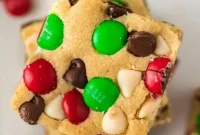 Joyful Christmas Cookie Bars