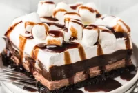 Decadent Hot Cocoa Lasagna