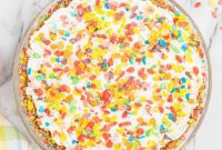 Vibrant Fruity Pebbles Cheesecake