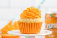 Zesty Orange Fizz Cupcakes