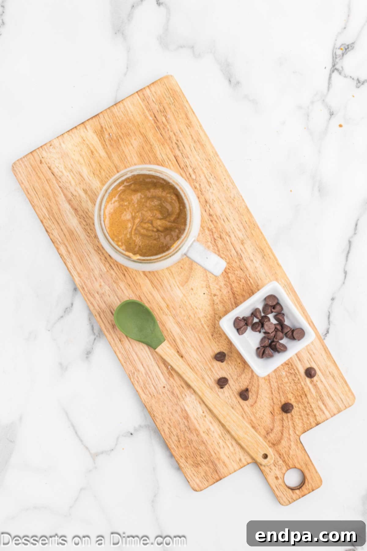 Pumpkin puree, milk and vanilla mixed into dry ingredients.