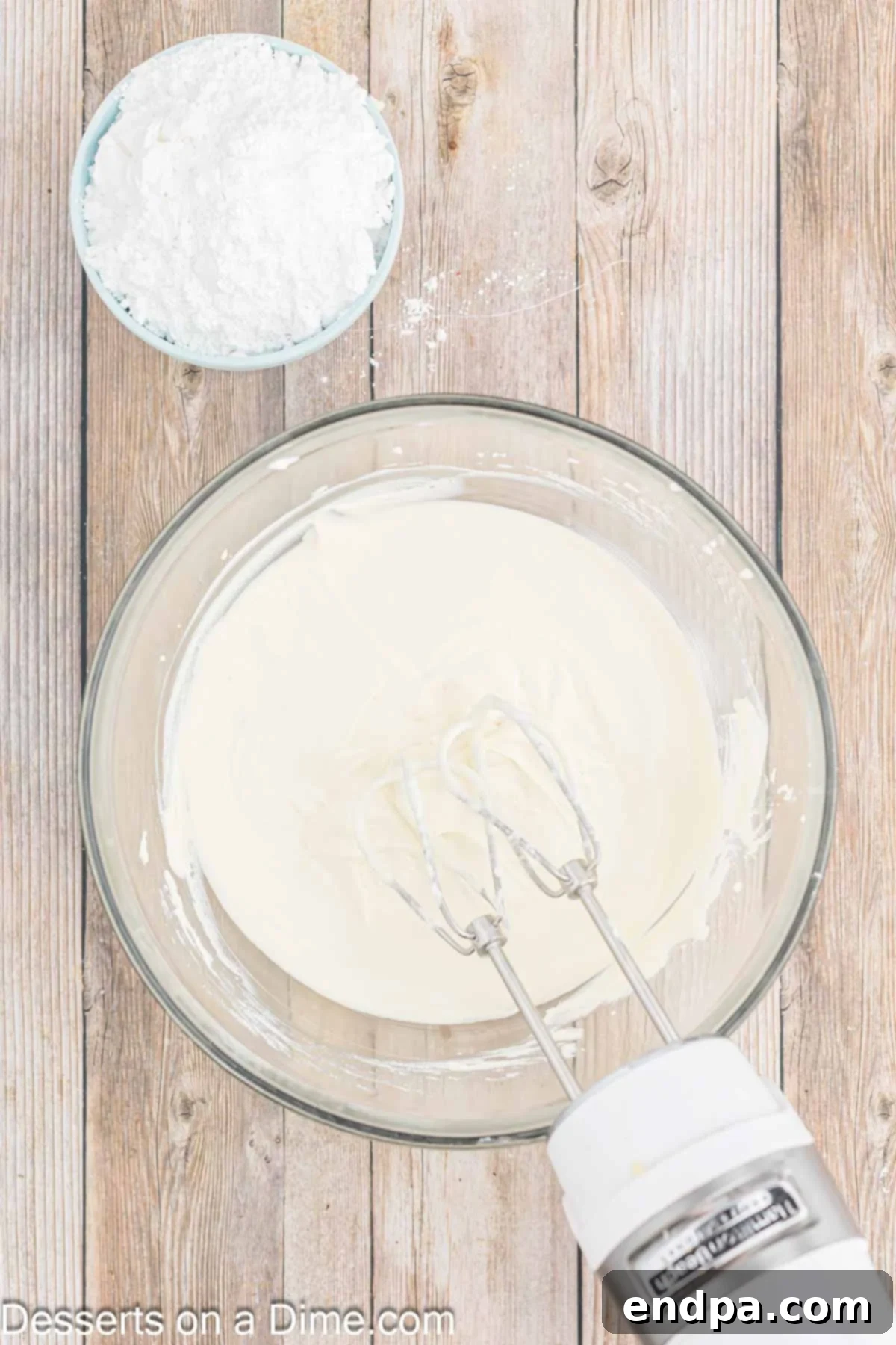 Topping mixture combined in a bowl.