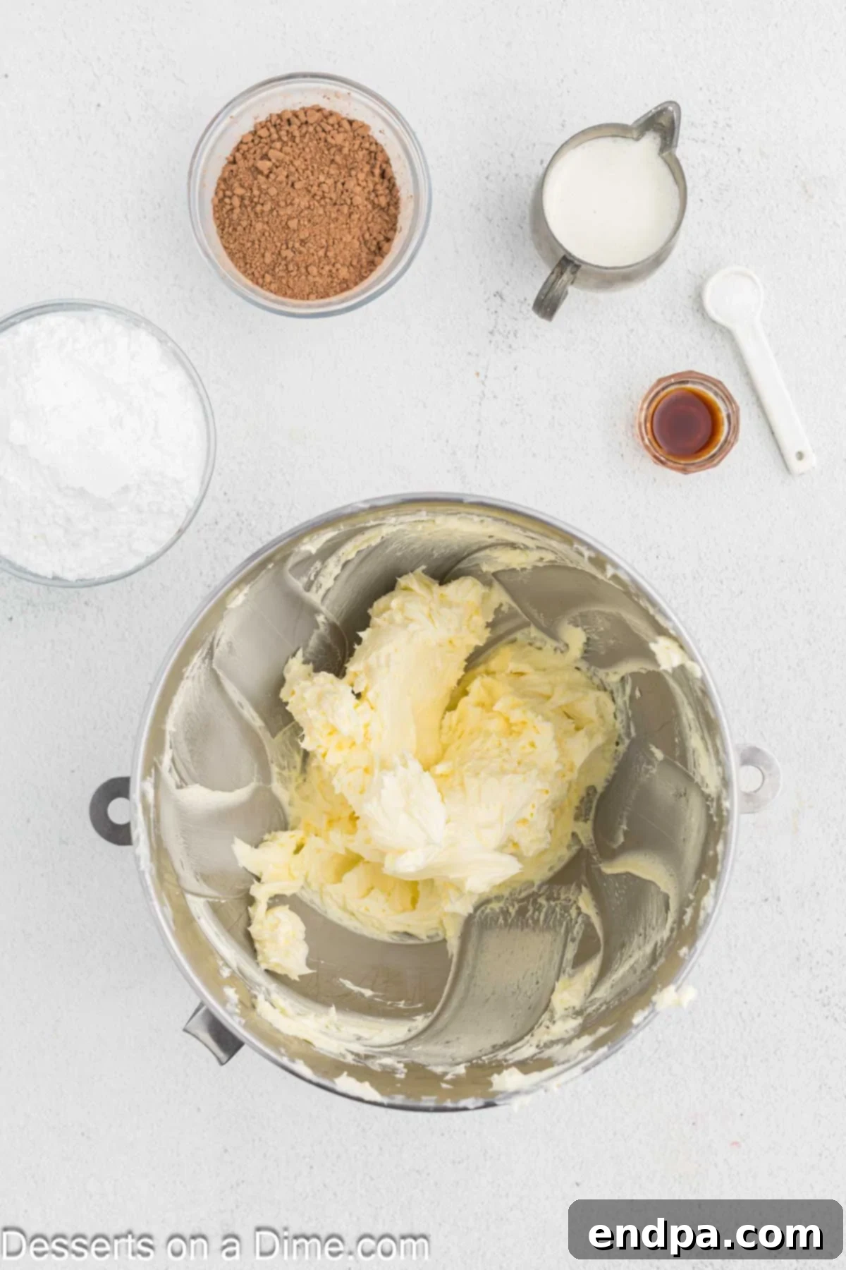 Festive Turkey Cake 7 Butter in mixing bowl beat until fluffy.