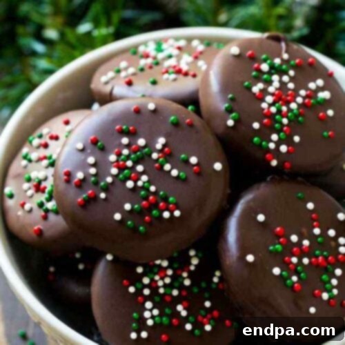 35 Effortless Peppermint Delights 8 Homemade Peppermint Patties with Sprinkles