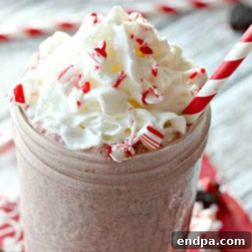 35 Effortless Peppermint Delights 9 Refreshing Peppermint Oreo Milkshake