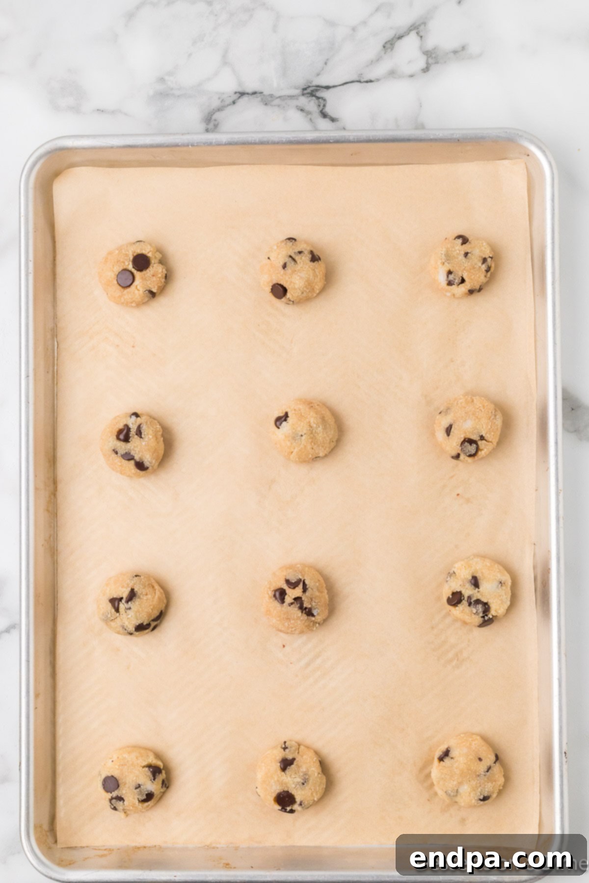 Guilt-Free Keto Chocolate Chip Cookies 5 Adding wet ingredients to dry ingredients for cookie dough