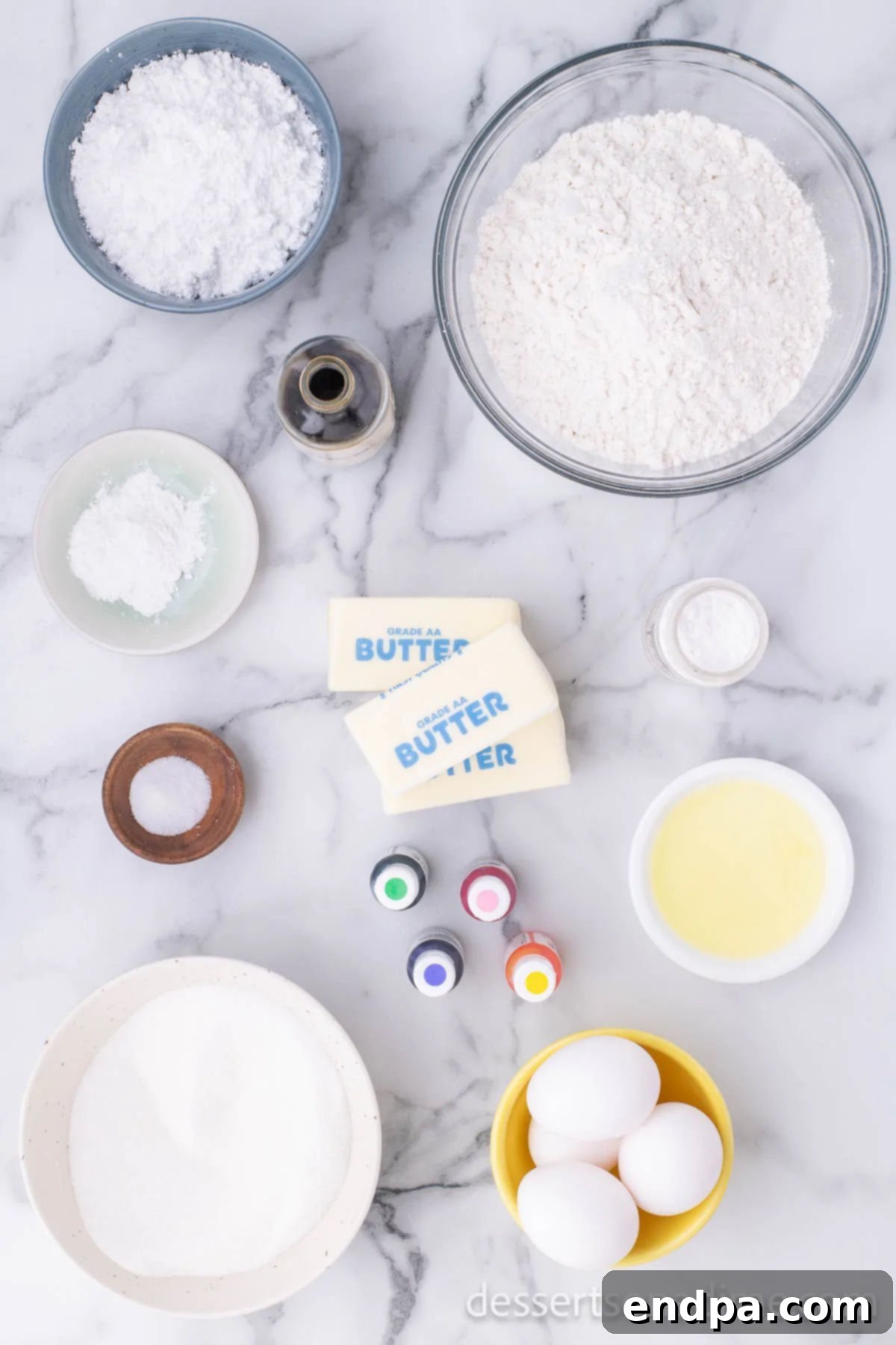 Hoppy Easter Cookie Creations 3 Close-up of Easter bunny cookies in a decorative basket, highlighting their vibrant colors and intricate details.