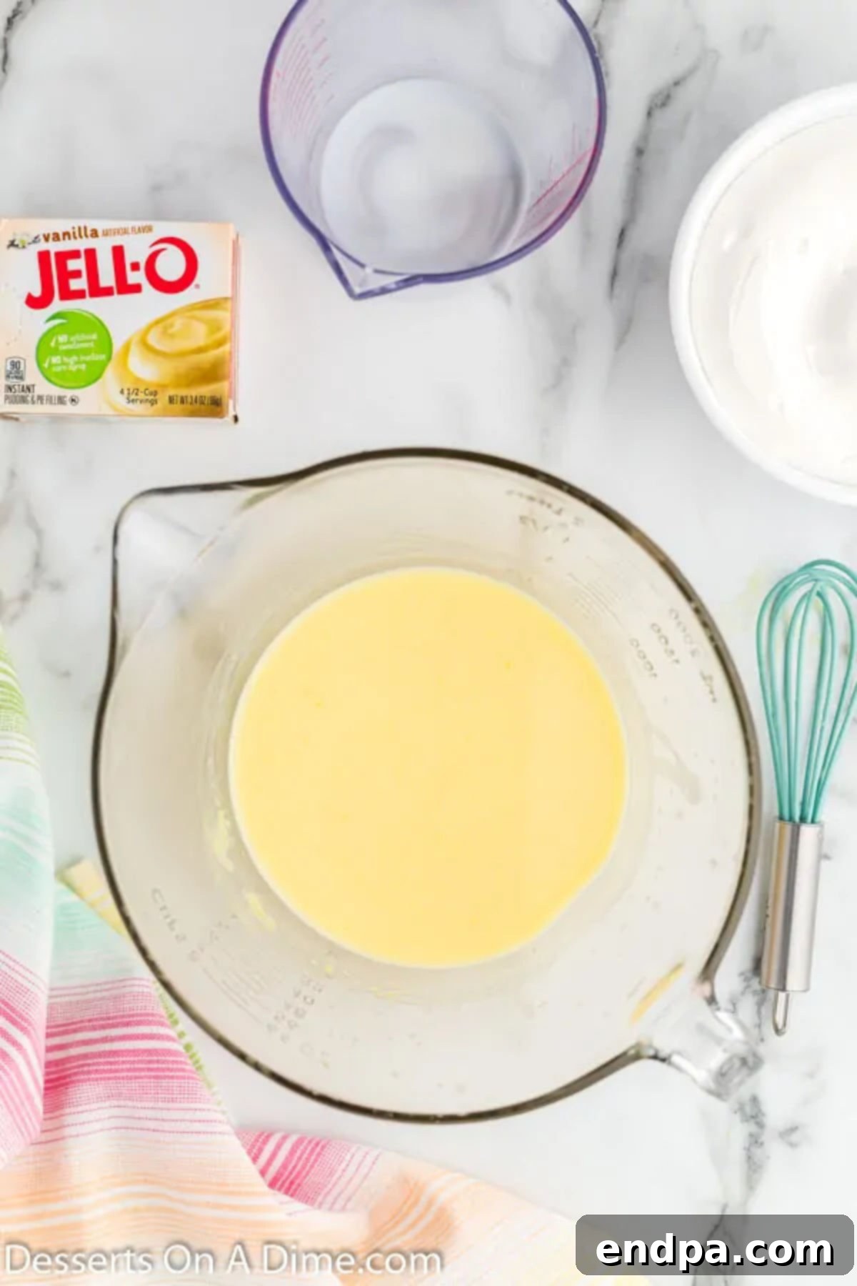 Easter Bunny Burrow Cups 4 Bowl with pudding mixture.