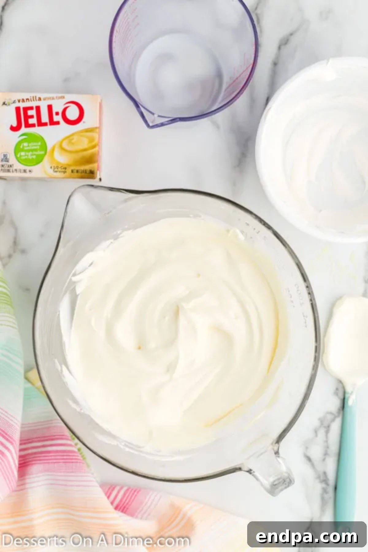 Easter Bunny Burrow Cups 6 Bowl with pudding and whipped cream combined.