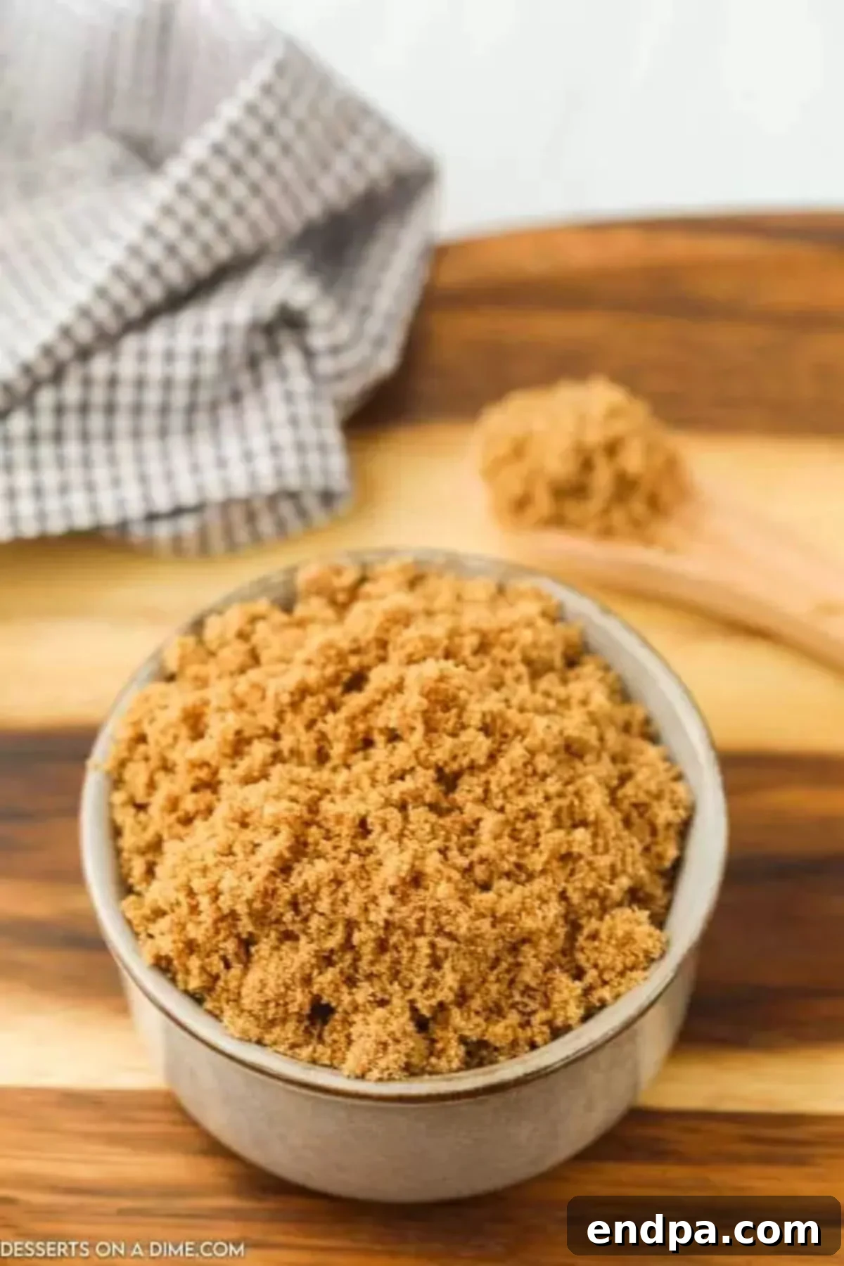 Crafting Your Own Brown Sugar 2 Close up image of brown sugar in a bowl.