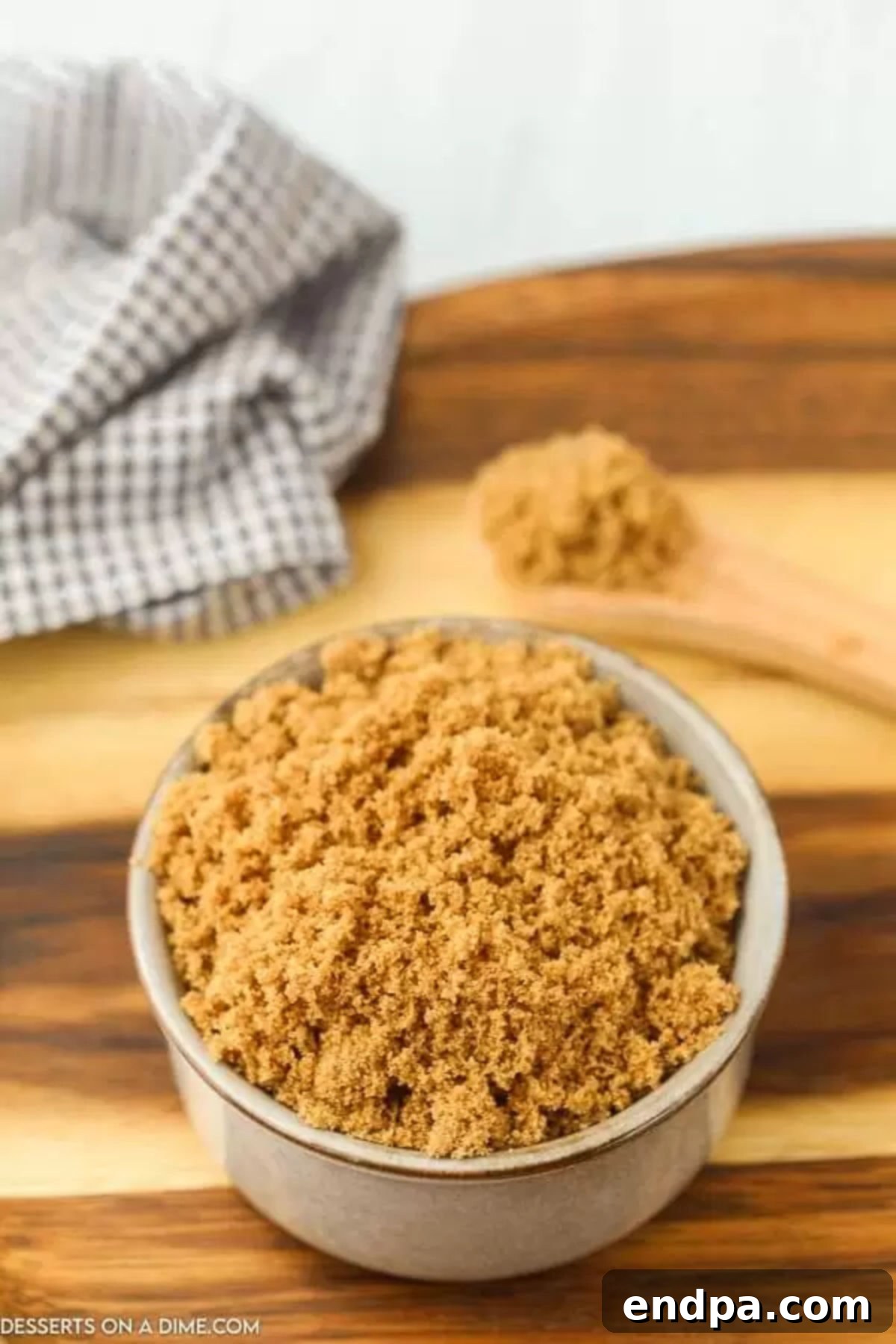 Crafting Your Own Brown Sugar 6 Close up image of brown sugar in a bowl.