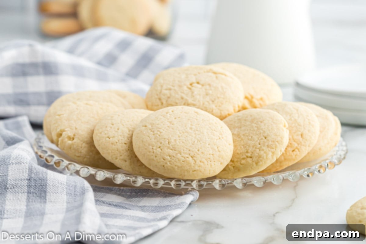 Classic Comfort Sugar Cookies 2 Platter of sugar cookies ready to enjoy.
