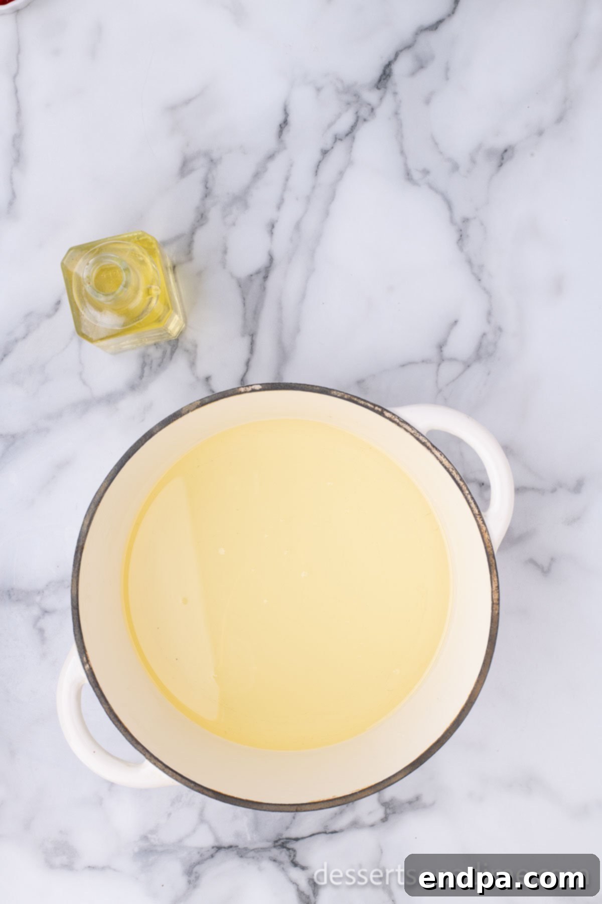 Crispy Sweet Pop Tart Delight 4 Pot with oil.