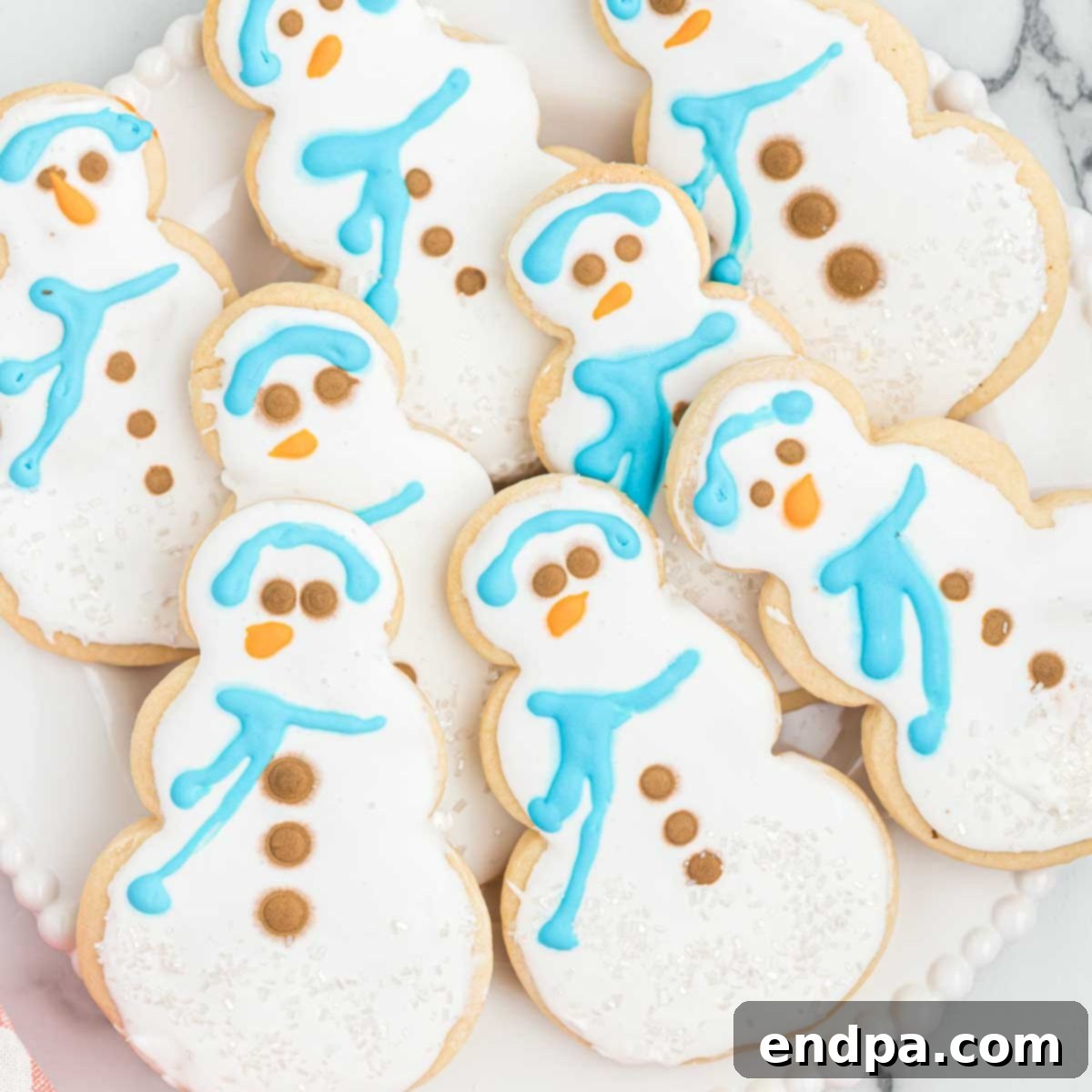 Starbucks Snowman Cookie