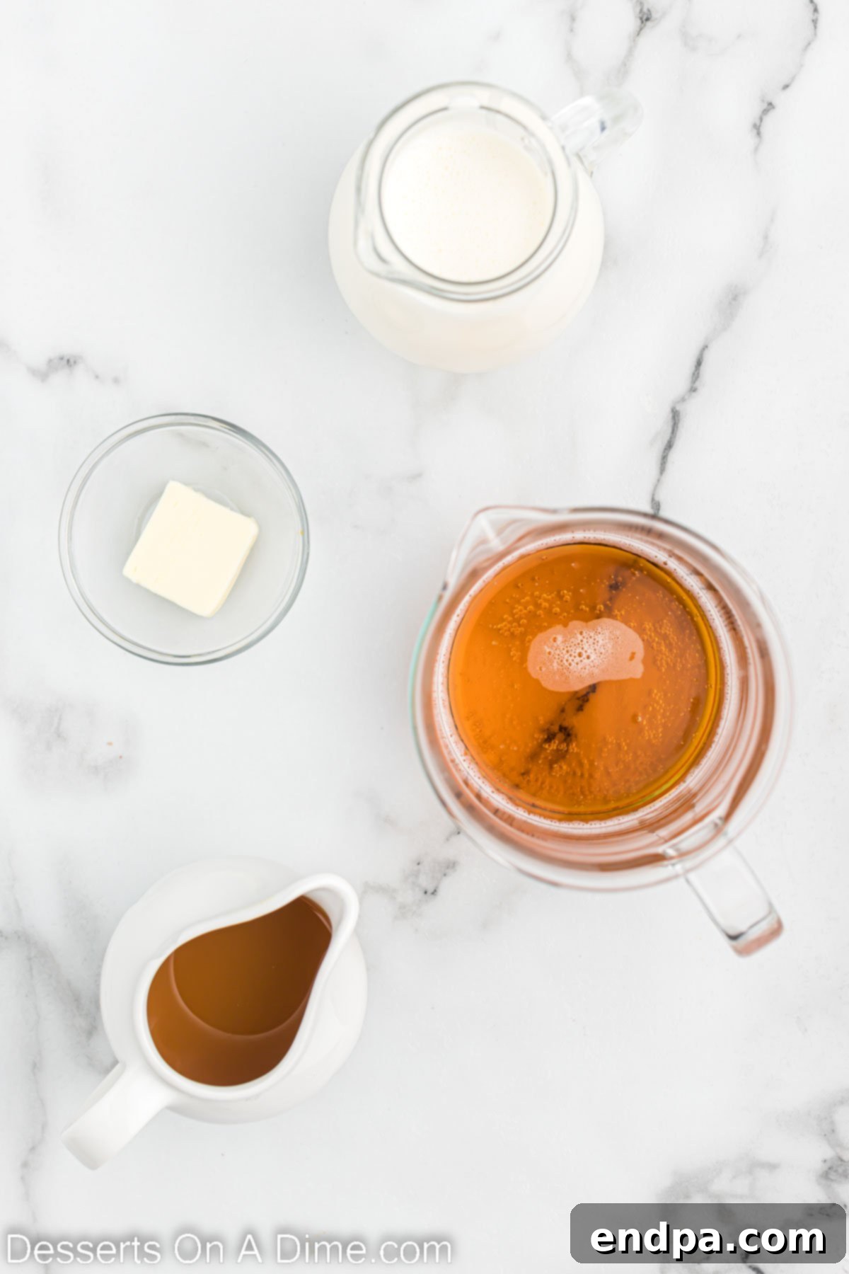 Hogwarts Signature Butterbrew 3 Ingredients - cream soda, butterscotch flavored syrup, butter, heavy whipping cream