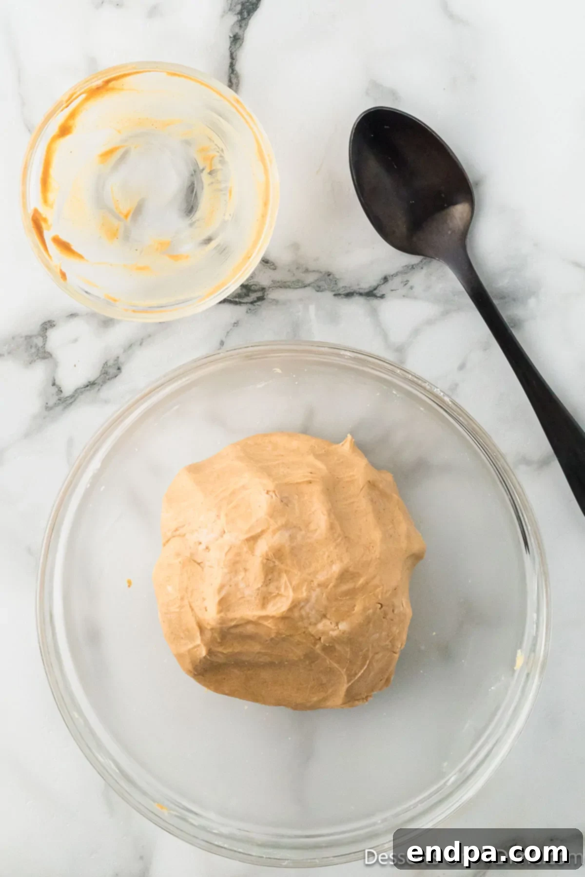 Crumbl Style Buckeye Brownie Cookies 17 Peanut butter mixture combined until smooth.
