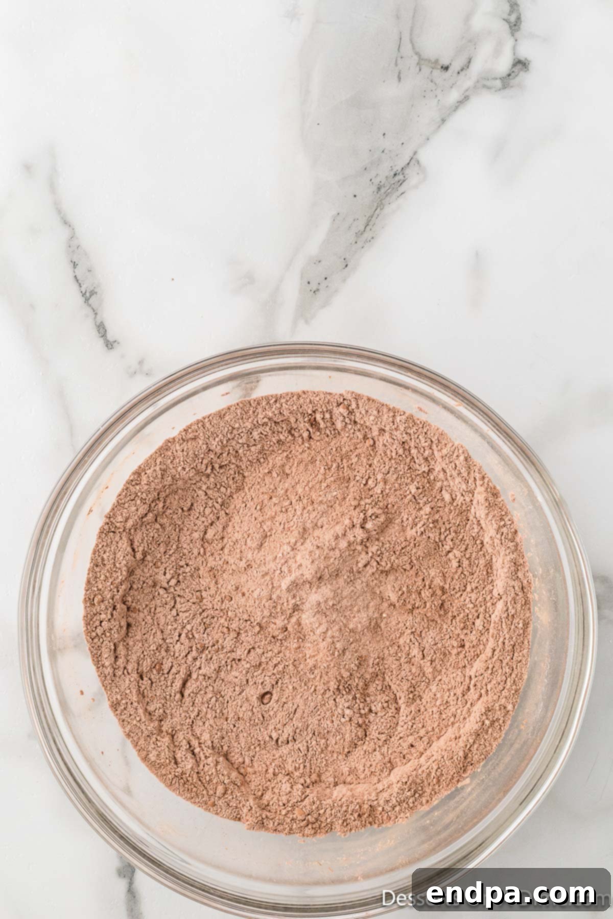 Crumbl Style Buckeye Brownie Cookies 6 Dry ingredients in a bowl.