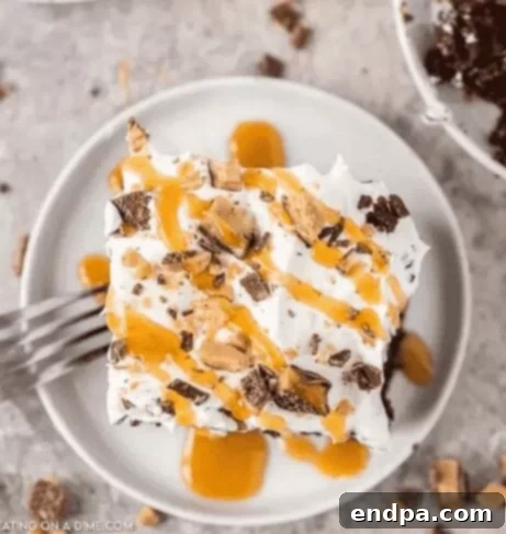 Love Baked Delights 7 Slow Cooker Better Than Sex Cake with caramel and chocolate toppings.