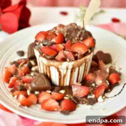 Love Baked Delights 20 Date Night Dessert in a small glass.