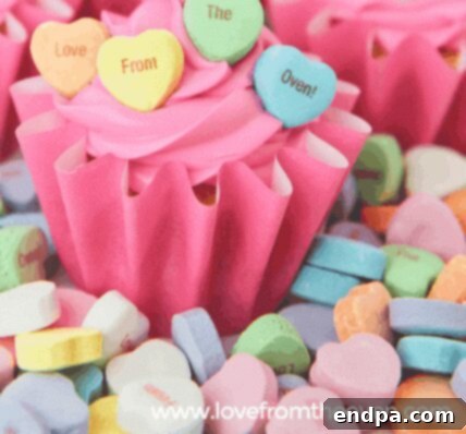 Sweet Valentines Cupcake Creations 27 Valentine Cupcakes decorated with conversation hearts.