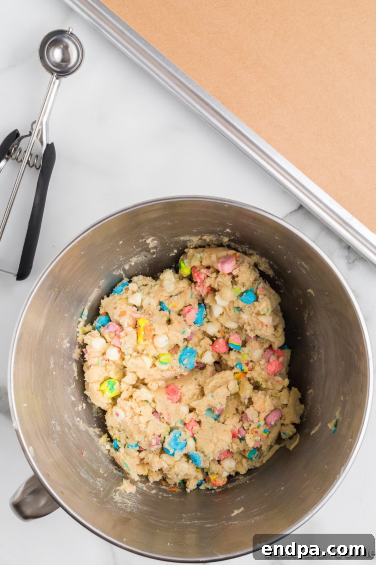 Lucky Charms mixed in. 