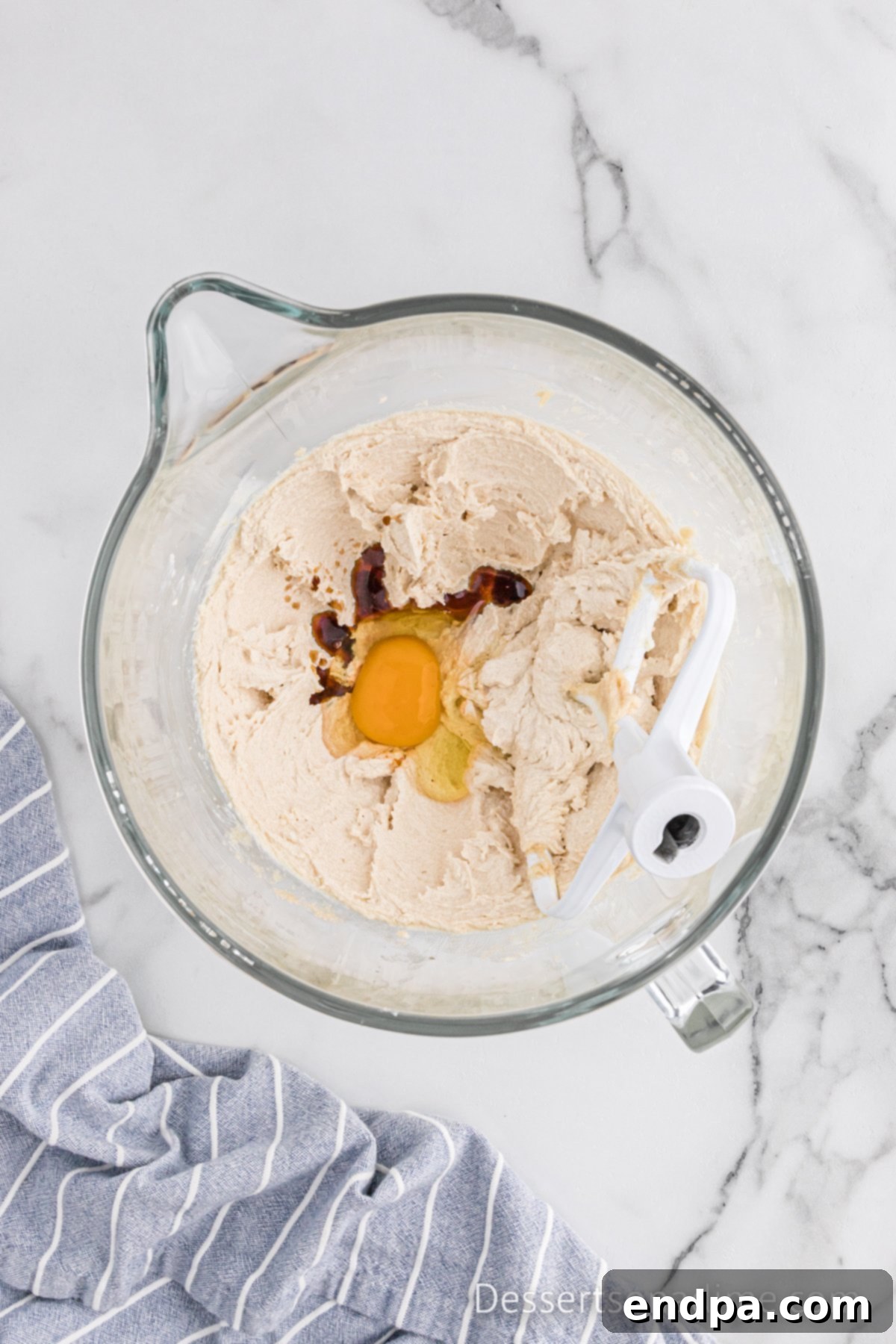 Ultimate Snickers Cookies 5 Eggs and vanilla added to mixture.