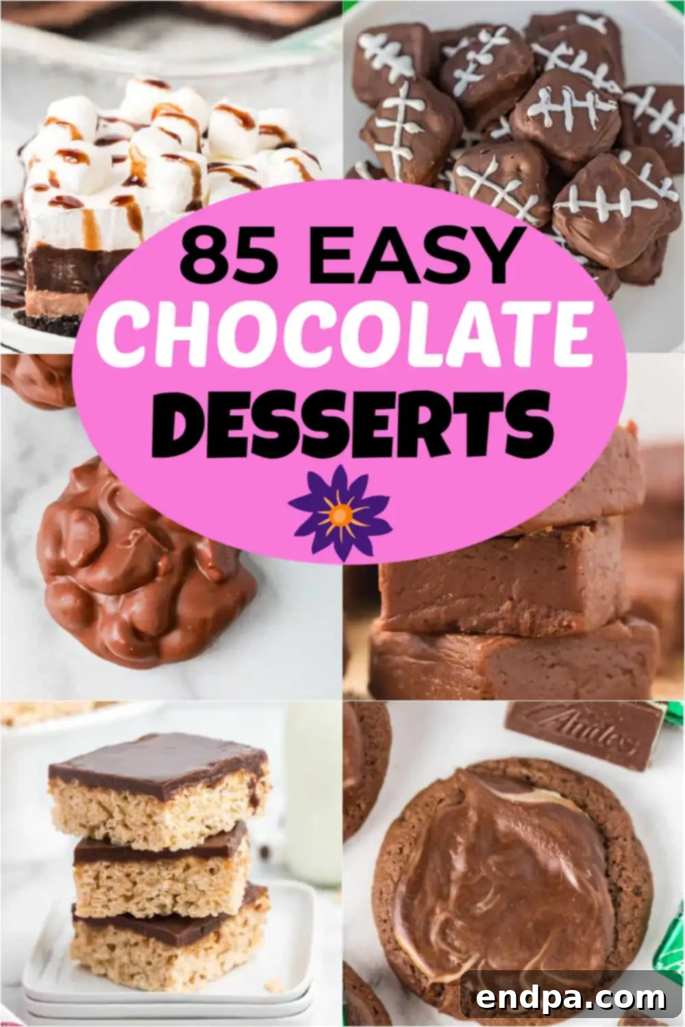 A delightful spread of the best chocolate desserts for every occasion, including cookies, pies, and fudge, perfect for chocolate lovers.