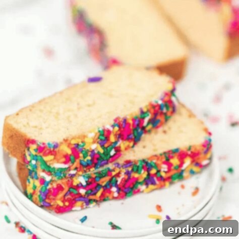 33 Scrumptious Ice Cream Treats 6 Slices of cake with sprinkles on a plate.