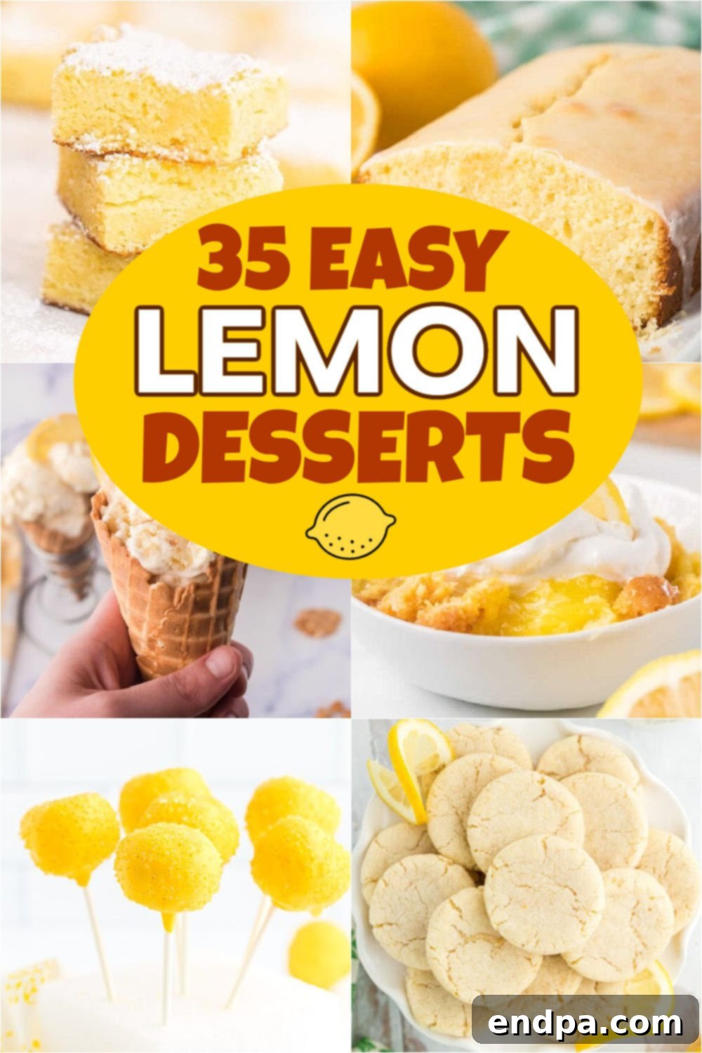 A vibrant selection of the best lemon desserts, easy to make and full of fresh lemon flavor. Discover 35 easy lemon dessert recipes everyone will love, guaranteed to be a hit at any celebration. If you adore lemon-flavored treats, this is a must-try list of sweet and tangy indulgences.