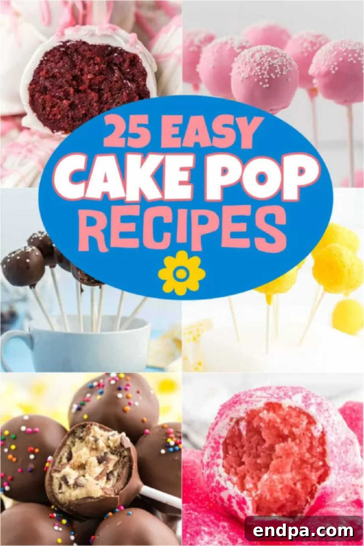 Crafting Irresistible Cake Pops 2 A vibrant collection of 25 diverse cake pop recipes, perfect for any occasion. These easy and delicious homemade cake pops are a fun, tasty treat that everyone will love.