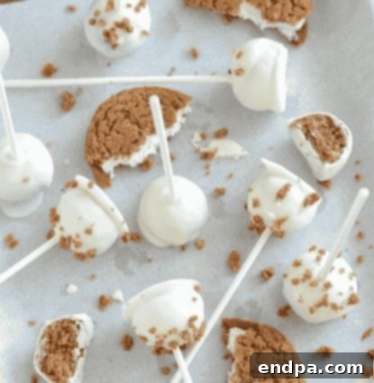 Crafting Irresistible Cake Pops 3 Delicious Oatmeal Cream Pie Cake Pops, capturing the classic flavor of the popular cookies.