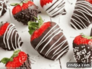 Chocolate Covered Strawberries on a tray.