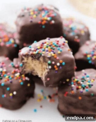 Sweet Success Treats 3 Chocolate covered rice krispie treats with colorful drizzles.