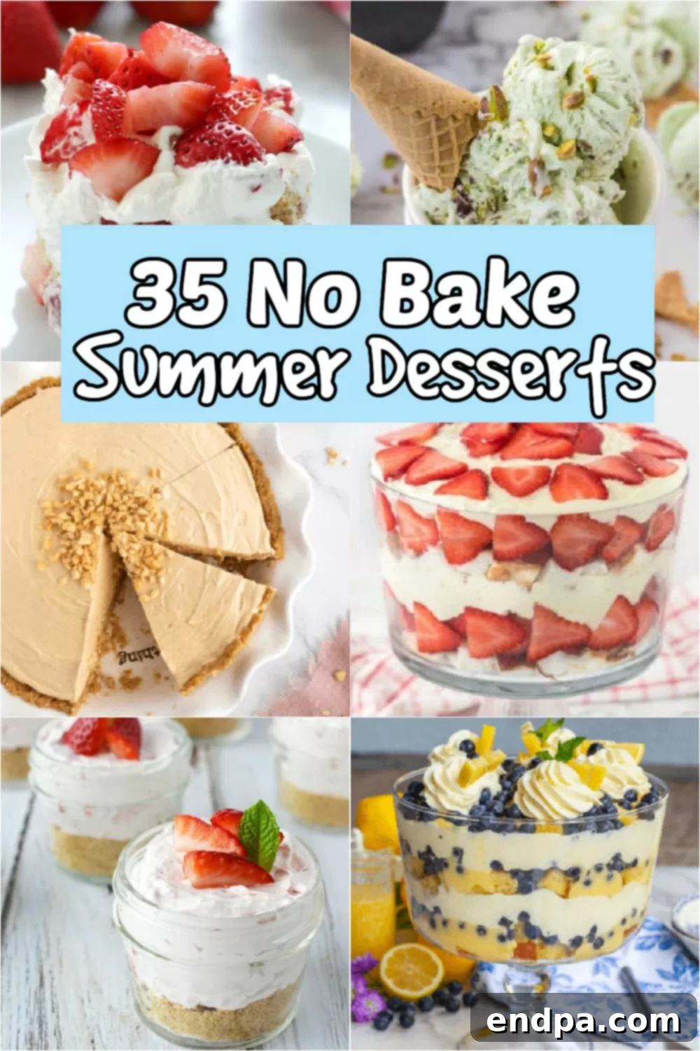 44 Refreshing No-Bake Summer Treats 2 No need to turn the oven on with these refreshing no-bake summer desserts that are absolutely delicious and perfect for any occasion. Everyone will adore these simple and easy no-bake summer desserts, ideal for serving a crowd or enjoying with family. #dessertsonadime #summernobakedesserts #nobakedesserts