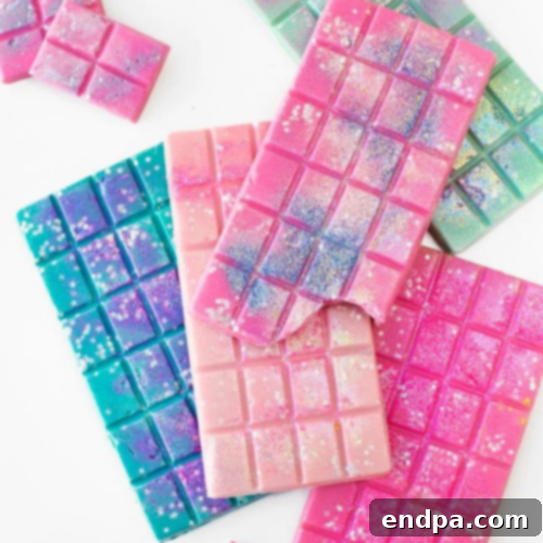37 Whimsical Unicorn Treats 7 Edible Glitter Chocolate Bars