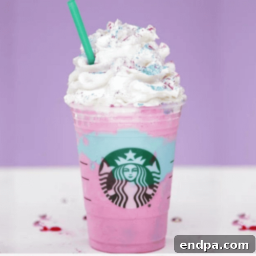 37 Whimsical Unicorn Treats 13 Copycat Unicorn Frappuccino