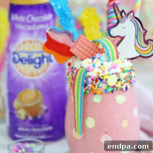 37 Whimsical Unicorn Treats 20 Unicorn Milkshake