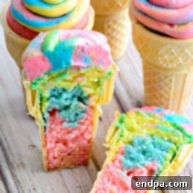 37 Whimsical Unicorn Treats 24 Unicorn Poop Cupcake Cones