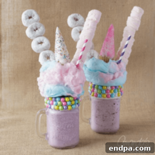 37 Whimsical Unicorn Treats 28 Unicorn Freakshakes
