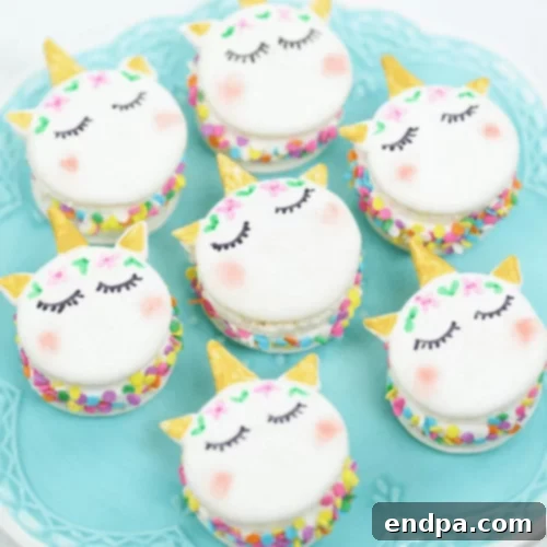 37 Whimsical Unicorn Treats 3 Unicorn Macarons
