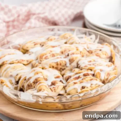 51 Effortless Apple Delights 6 Cinnamon Roll Apple Pie