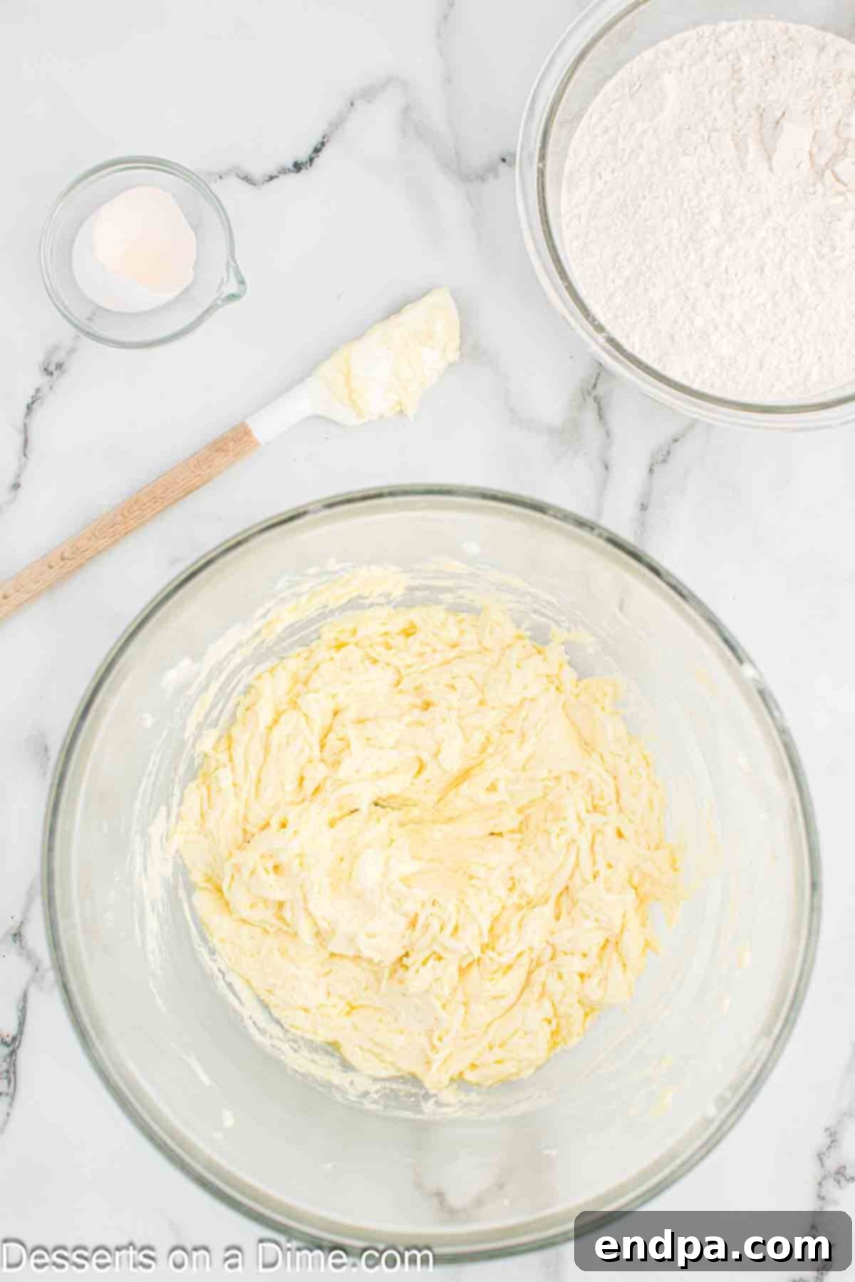 Rainbow Unicorn Drops 6 Cookie dough mixture combined until smooth and uniform.