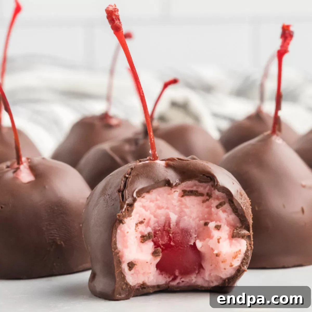 Delicious homemade Chocolate Covered Cherries