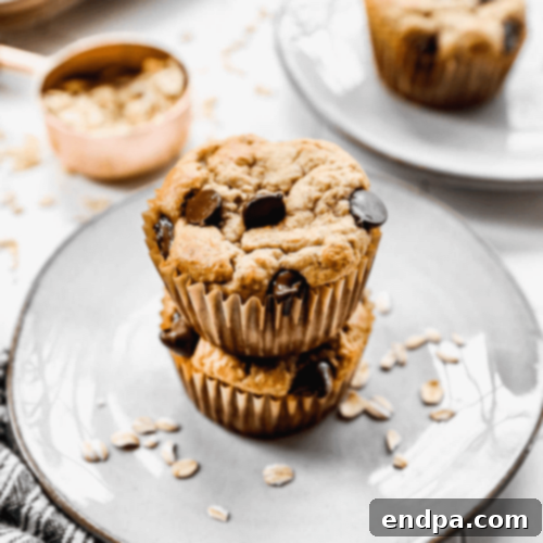 Banana Oat Muffins